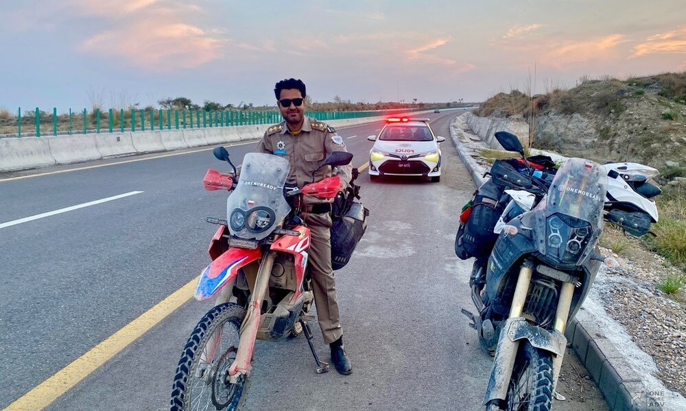 Policemen love motorcycles :)