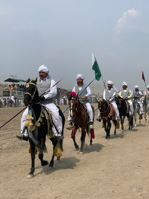 Tent pegging is the second polo horse sport discipline popular in Pakistan.