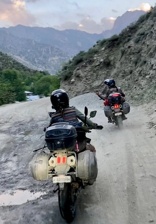 riding with friends