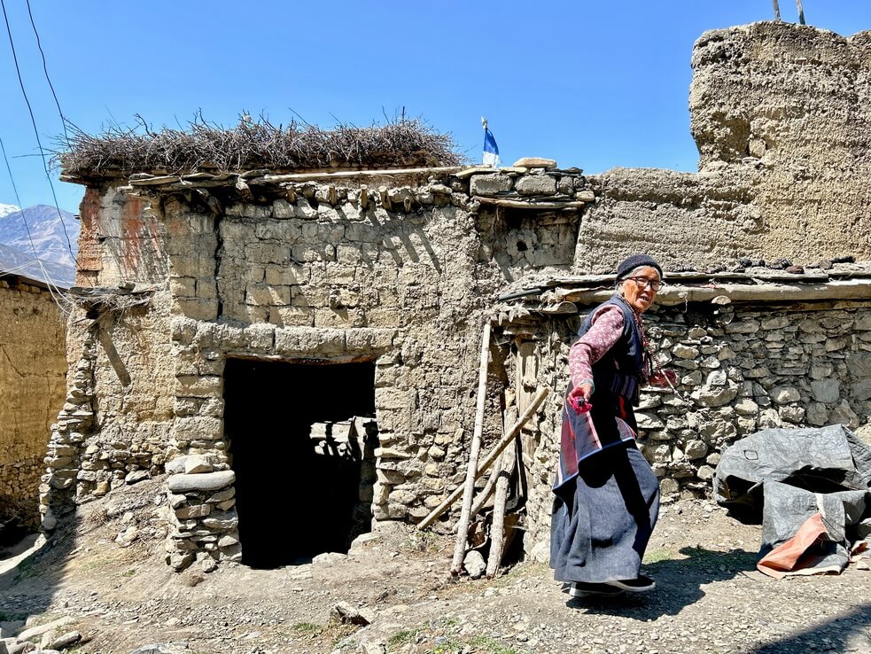 Traditional Mustang village